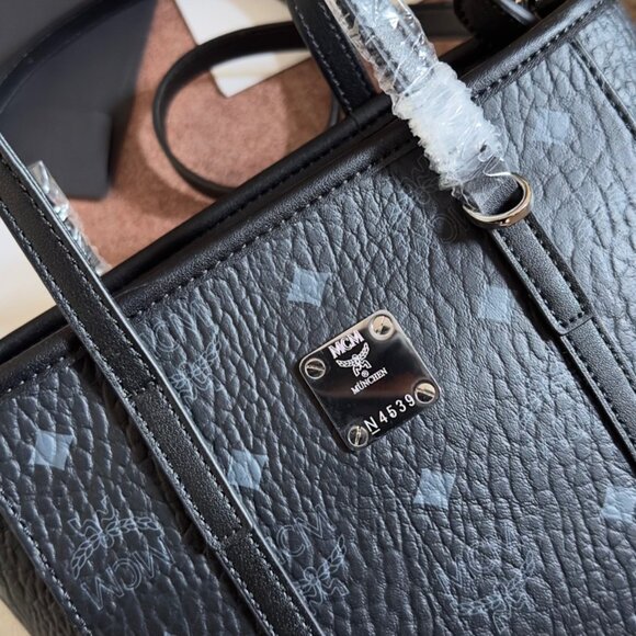 MCM mini basket AREN VISETOS zip-around shopping bag - Picture 8 of 9